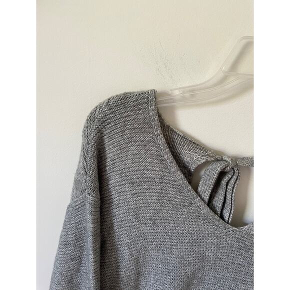 American Eagle Sweater Mini Dress Gray Size Small - Picture 3 of 6